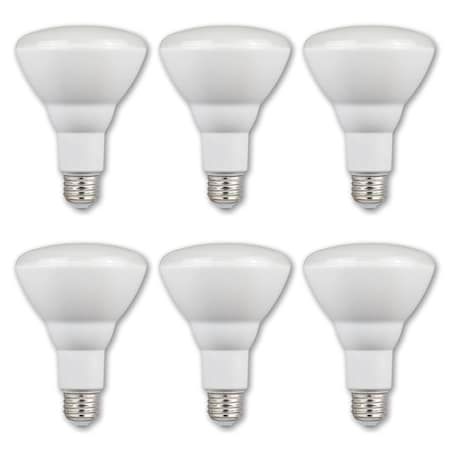 Westinghouse Bulb Flood LED Dimmablemable 9W 120V BR30 3000K Bright White E26 Med Base, 6PK 5221020